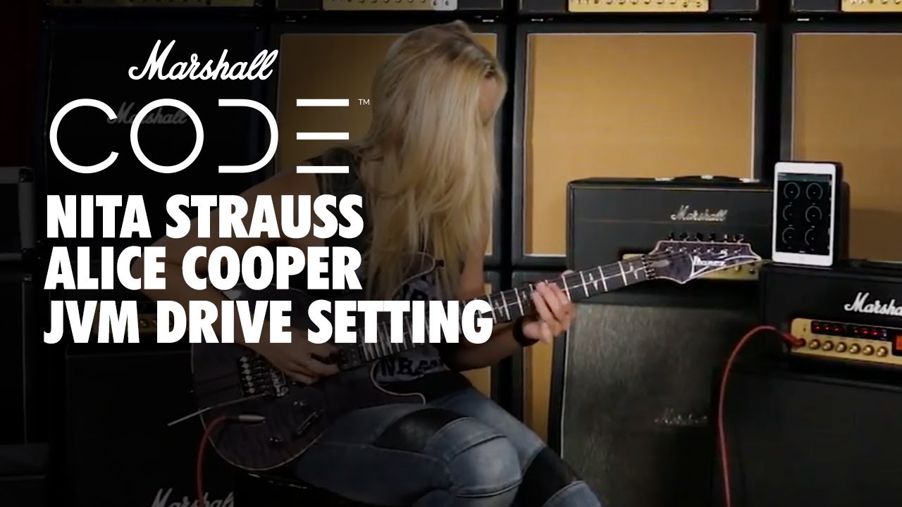 Marshall CODE  | Artist Playthrough | Nita Strauss (Alice Cooper) | JVM Drive Setting