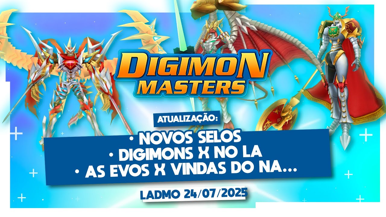 Atualiza&ccedil;&atilde;o LDMO 24/07/2025 - Evos X no LA, Novos selos e s&oacute; isso mesmo.