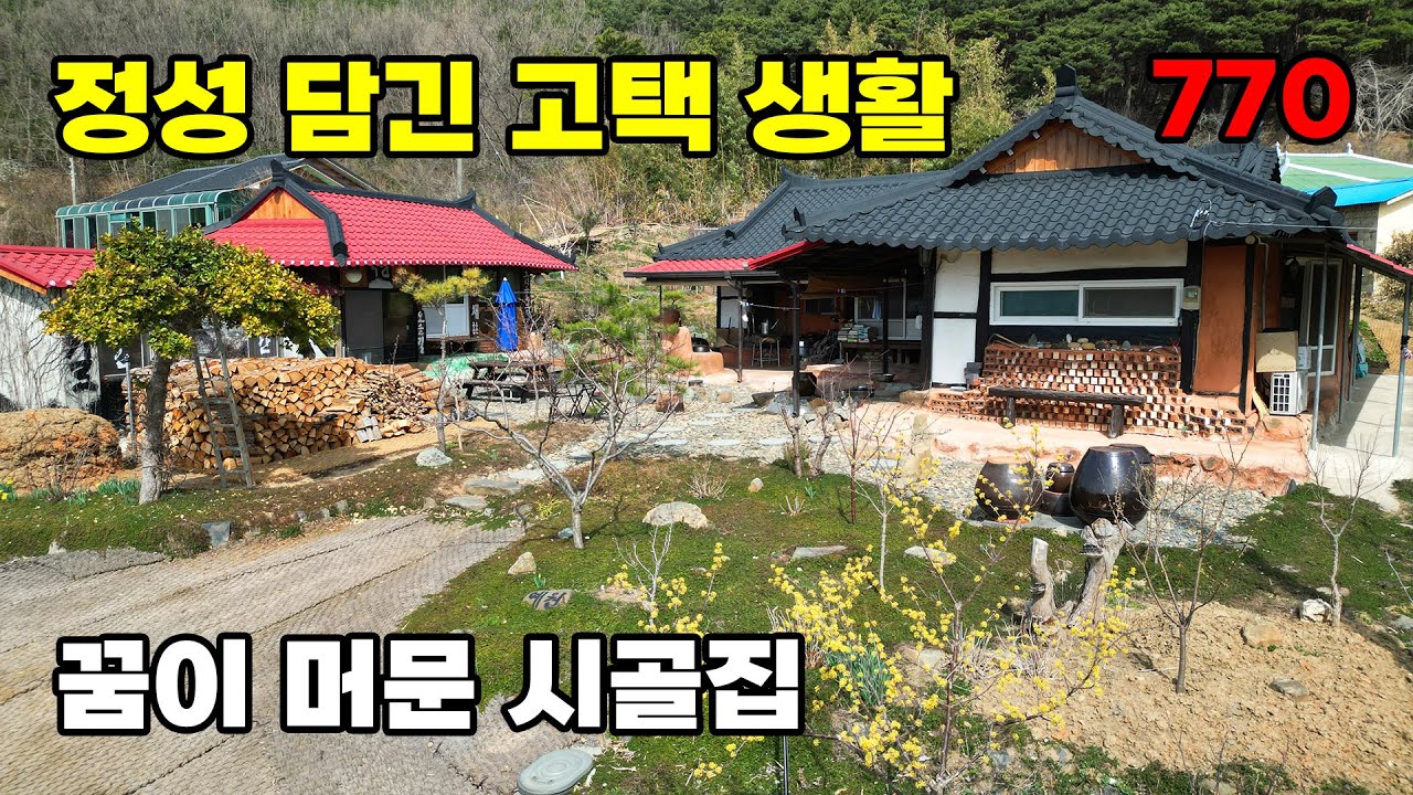 남향 고택, 꽃과 나무 가득한 398평! 바다와 도심 10분 거리의 완벽한 시골집 매매 - 충남 보령시 위치 백문부동산 문소장