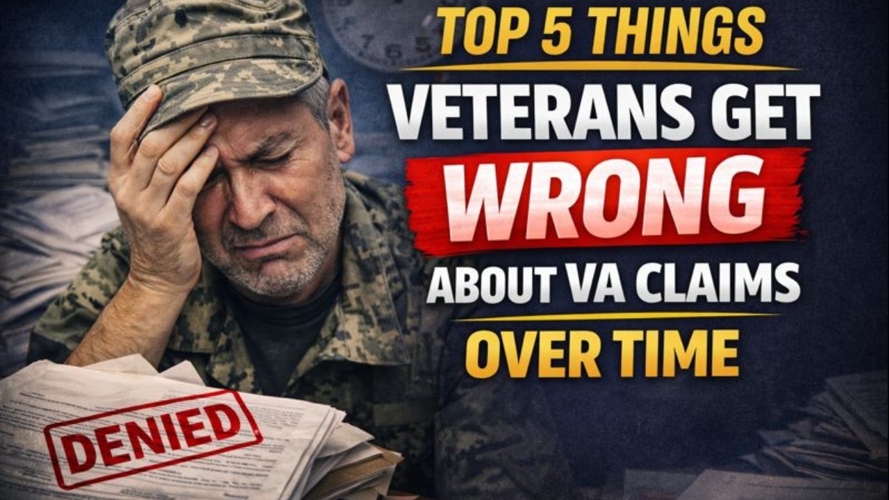 Top 5 Things Veterans Get Wrong About VA Claims Over Time