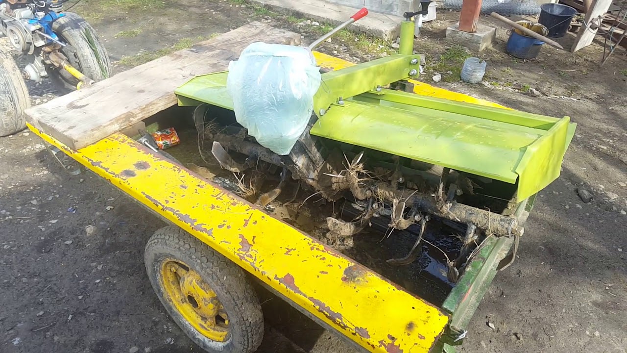 Remorca Motocultor Zubr 12 cp