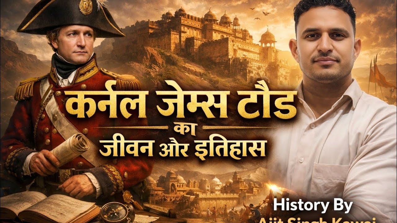 कर्नल जेम्स टॉड का जीवन और इतिहास by ajit singh kawai #rajasthan history #rpsc 