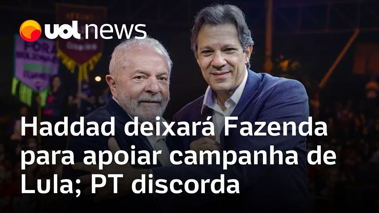 Haddad decide deixar Fazenda at&eacute; fevereiro e quer coordenar campanha de Lula; PT discorda