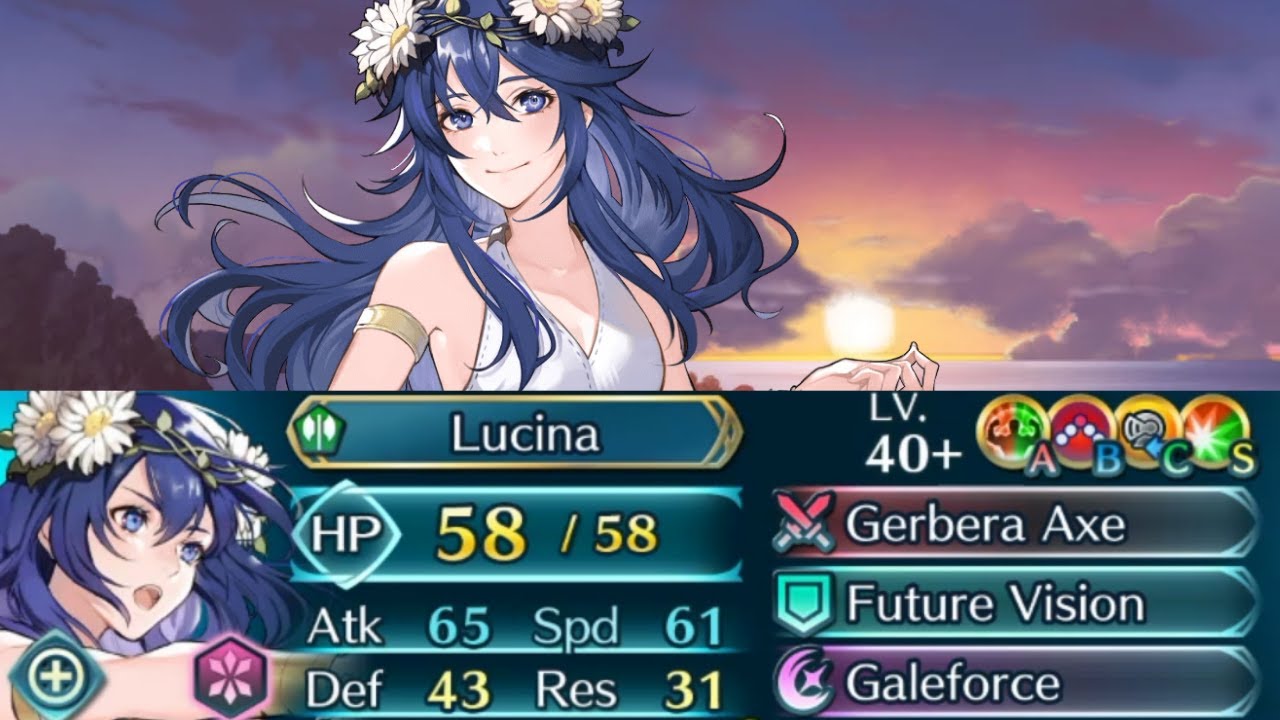FEH : AR-O - V!Lucina Armor Galeforce Using Holy-Knight Aura