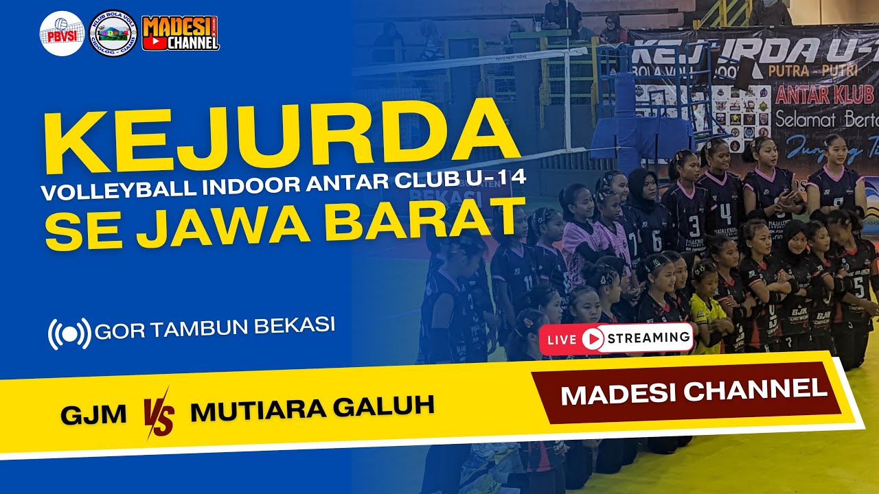 KEJURDA U14 BOLA VOLI INDOOR ANTAR KLUB SE JABAR | GJM VS MUTIARA GALUH