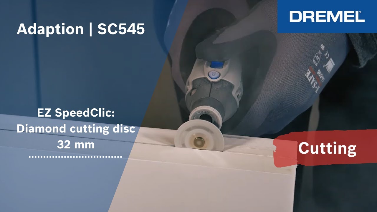 Cięcie doprowadzone do perfekcji: Diamentowa tarcza tnąca DREMEL&reg; EZ SpeedClic (SC545)