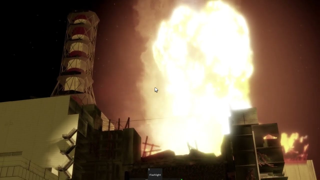 How to blow up Reactor   Roblox Chernobyl NOTD