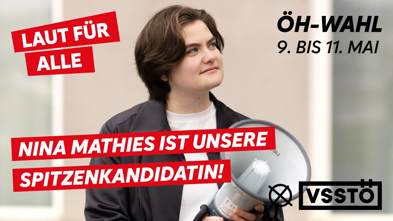 Nina Mathies ist unsere Spitzenkandidatin für die ÖH-Wahl 2023!