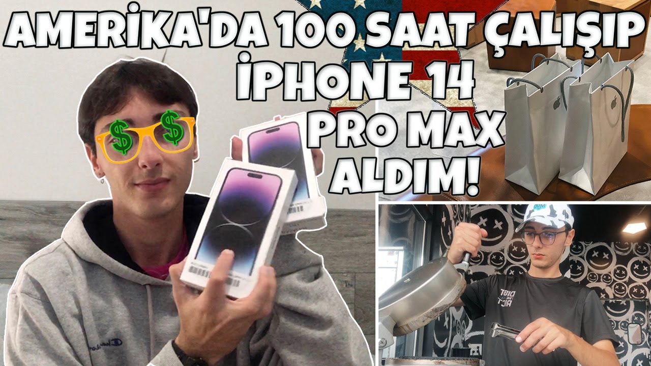 AMERİKA'DA YARI FİYATINA iPHONE 14 PRO MAX ALMAK! Work and Travel 2022, Amerika Alışveriş Vlog, ABD!