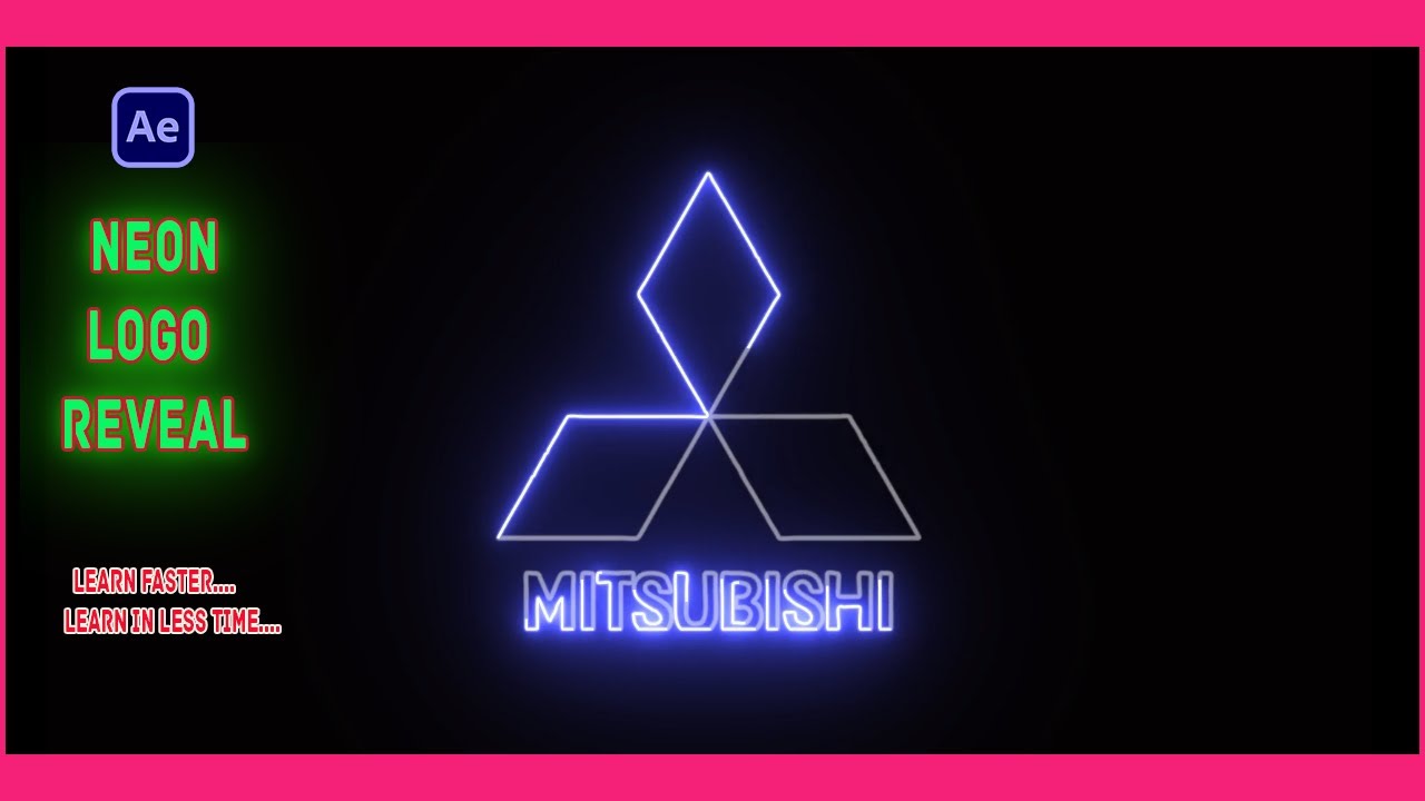 Create Simple Neon Logo Reveal Animation In After Effects