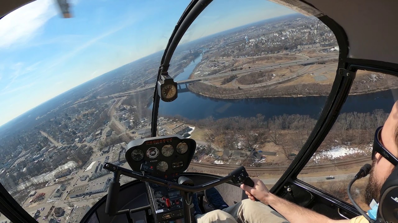 My First Helicopter Solo Flight R22 Boston Helicopters