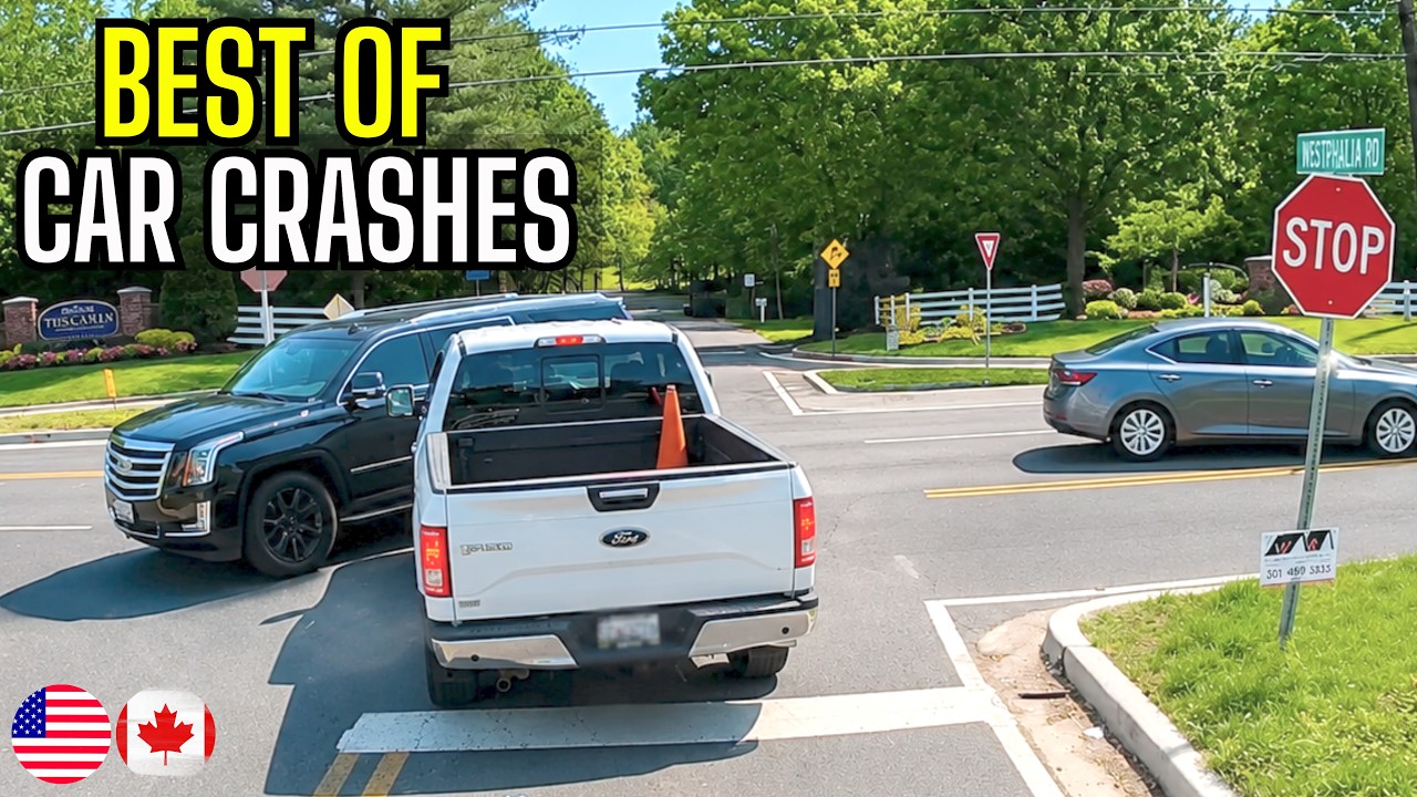 BEST OF CAR CRASHES COMPILATION | USA & CANADA - 65