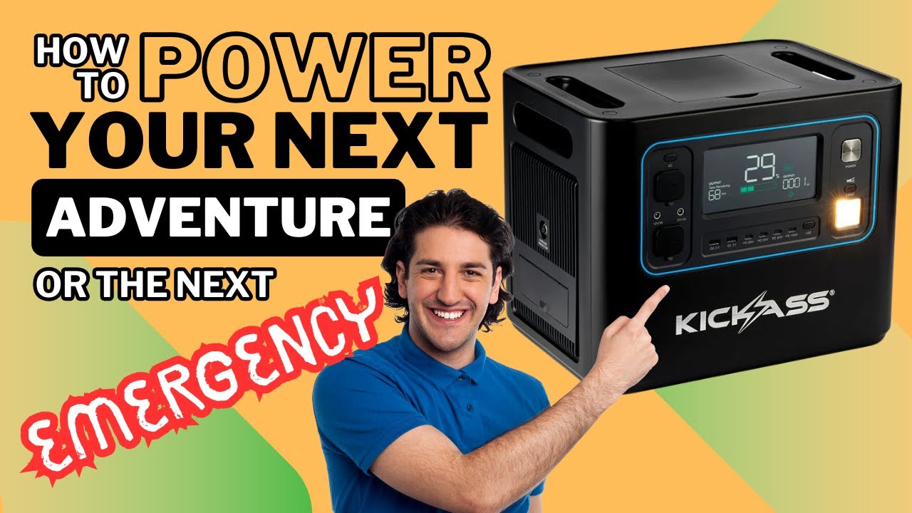 The KickAss Kickcharge 2400 Lithium Power station! A monster in a box!