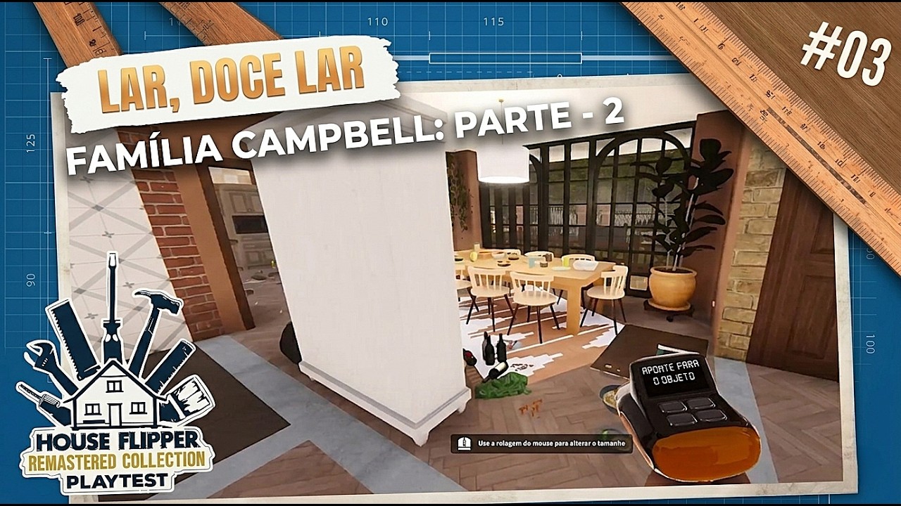 REFORMEI TODO O PRIMEIRO ANDAR! CASA DA FAMÍLIA CAMPBELL: PARTE 2!  | House Flipper Remastered #03