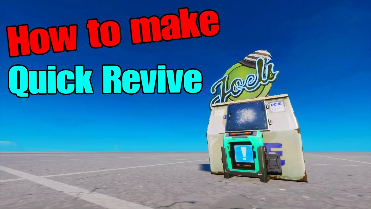 How to make Quick Revive perk  in fortnite creative