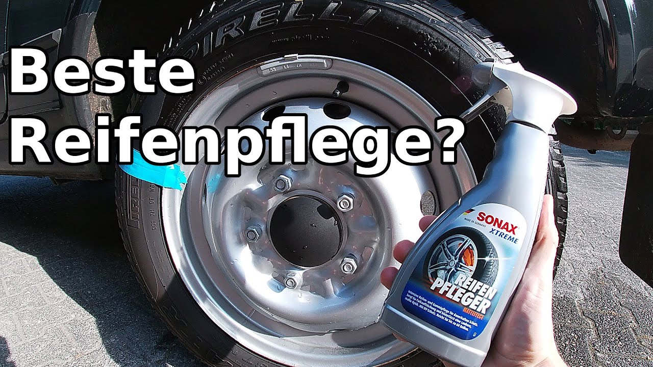 SONAX Reifenpfleger Matteffect || Neuer Look für alte Reifen