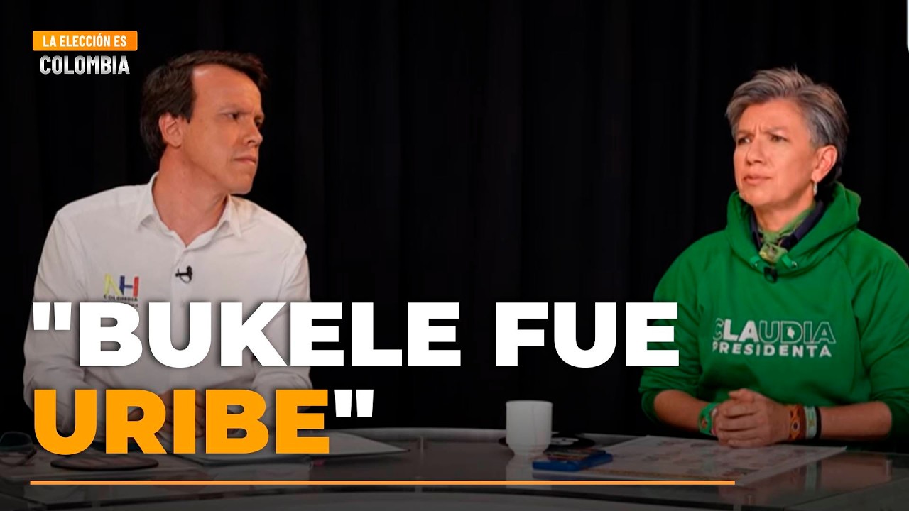 ¿Claudia López se está volviendo de DERECHA? El polémico debate sobre BUKELE y seguridad