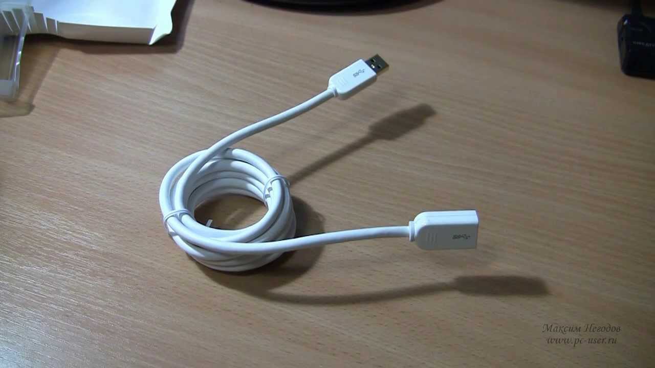 USB удлинитель Logan USB 3.0 1.8 m краткий обзор