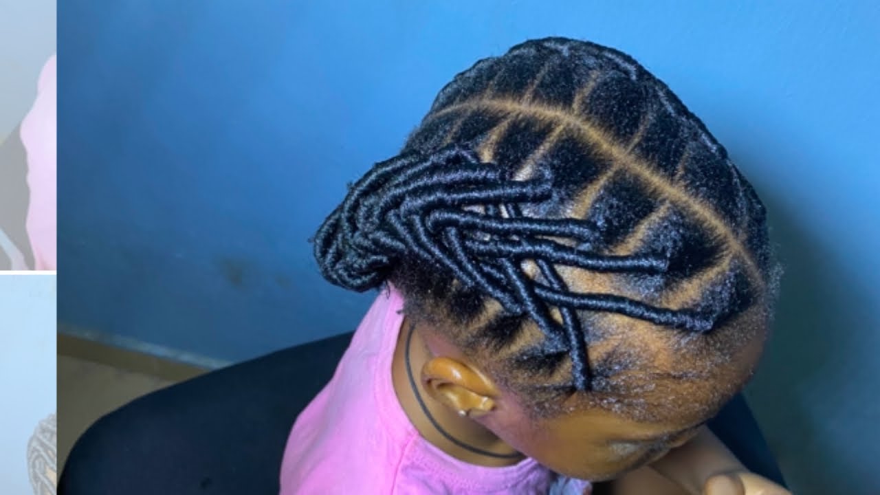 I made the trending Kiko hairstyle on my daughter💃