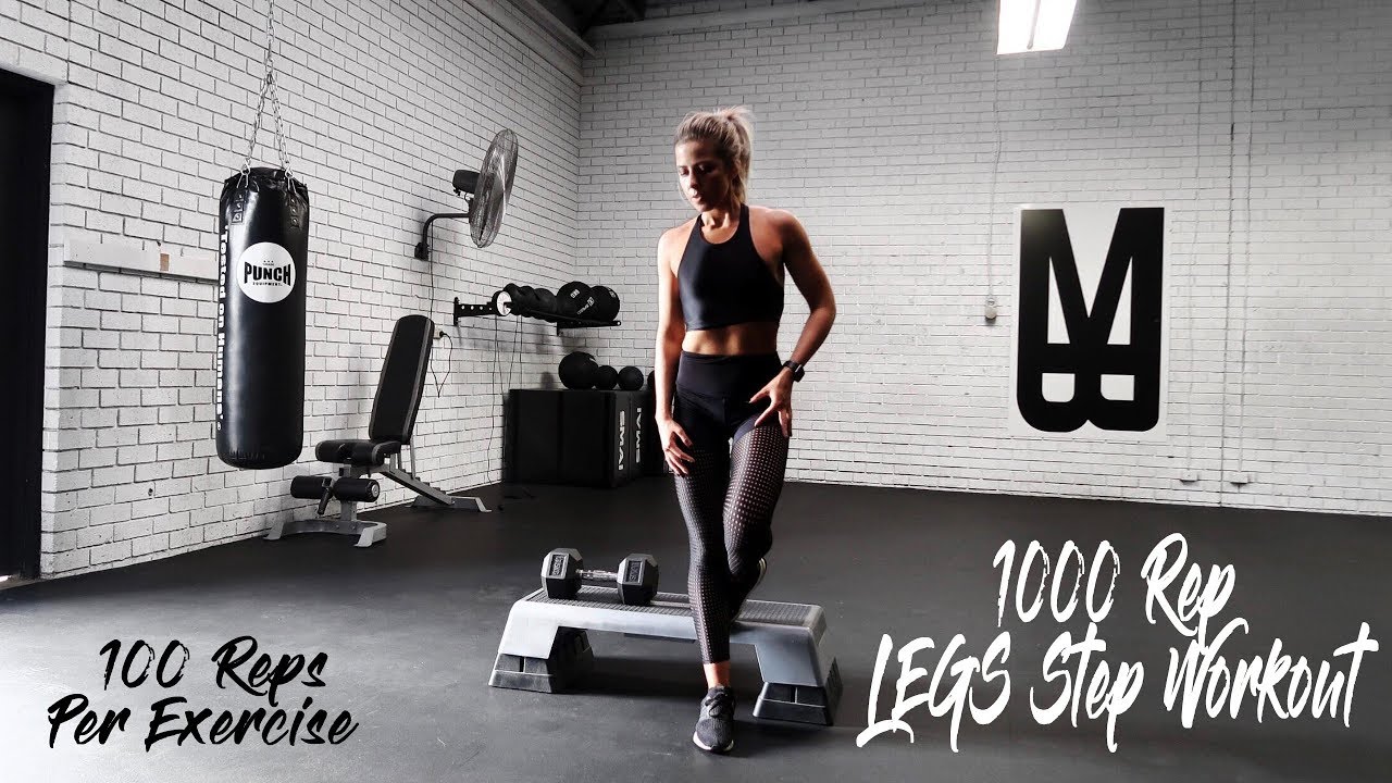 1000 TO LEAN LEGS + ABS  STEP WORKOUT
