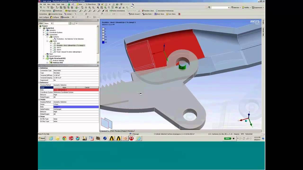 Working with Joints in ANSYS Mechanical | CAE Associates | ANSYS e-Learning