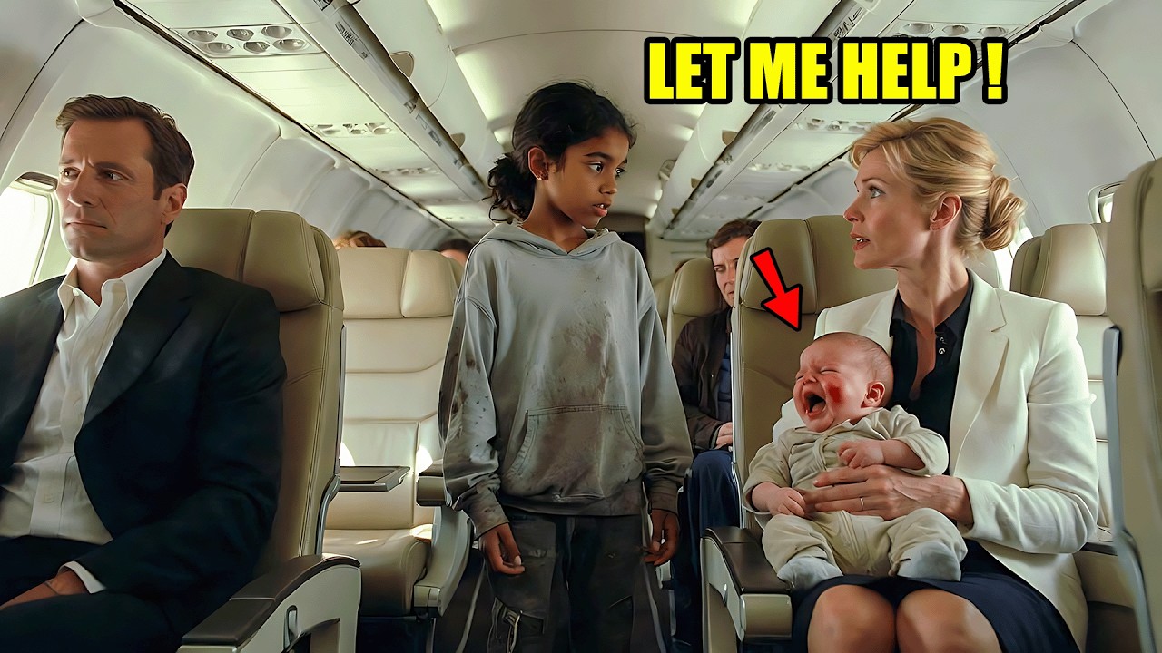 A Millionaire’s Son Screamed Uncontrollably on the Plane — Until a Black Little Girl Stepped Forward
