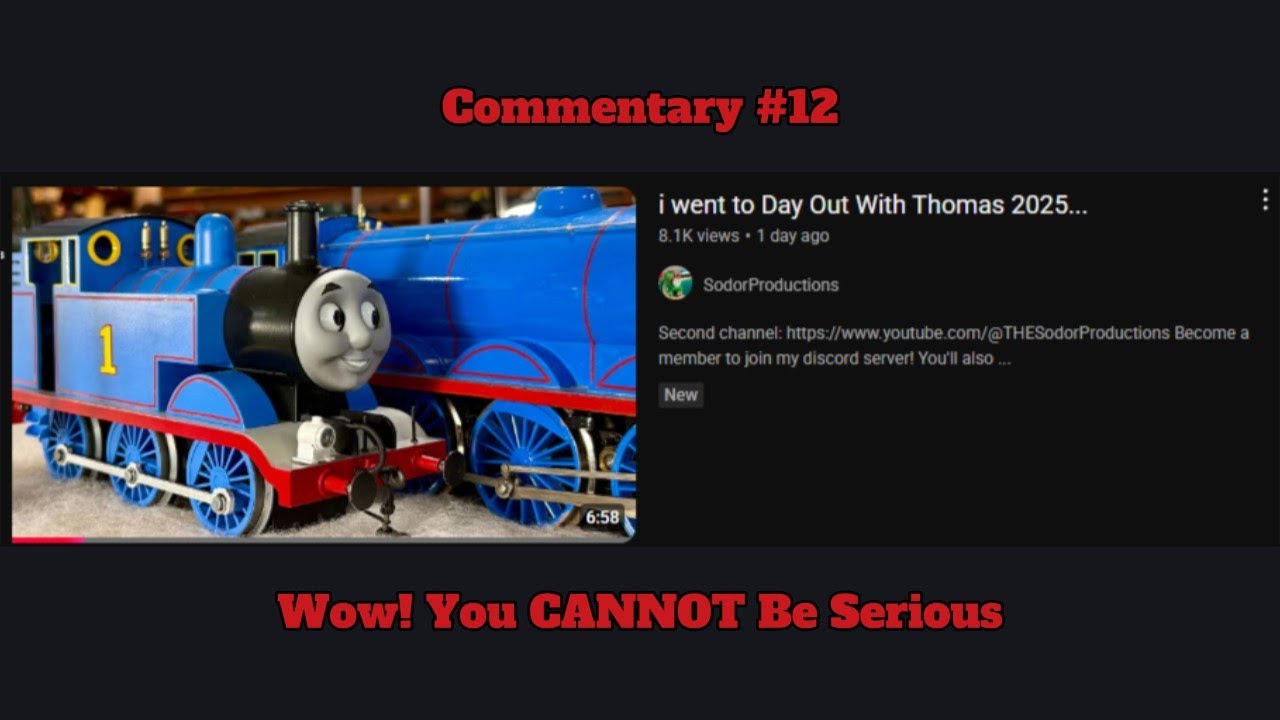 Commentary #12: Wow! You CANNOT Be Serious