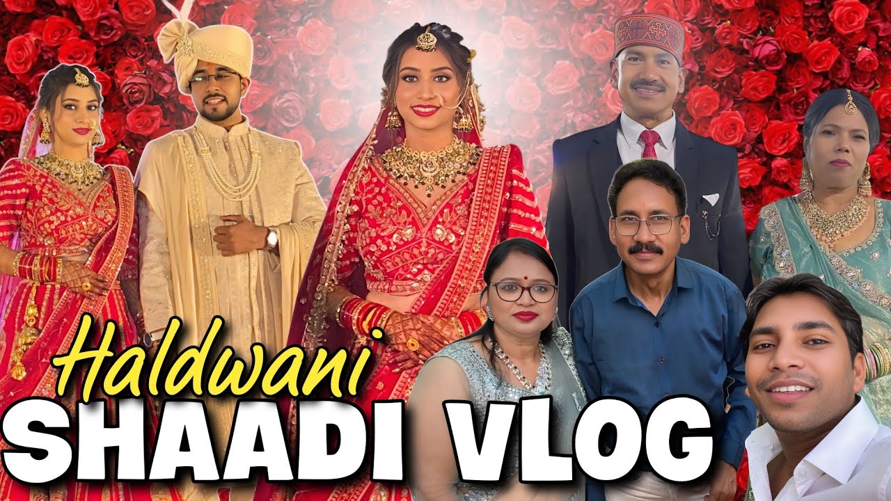 PAHADI WEDDING IN HALDWANI🥰🥰 | CHACHA WEDDING VLOG