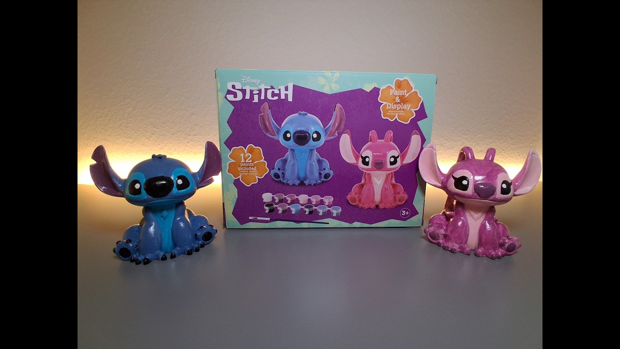 Painting Stitch Toy! Unboxing & Final Result