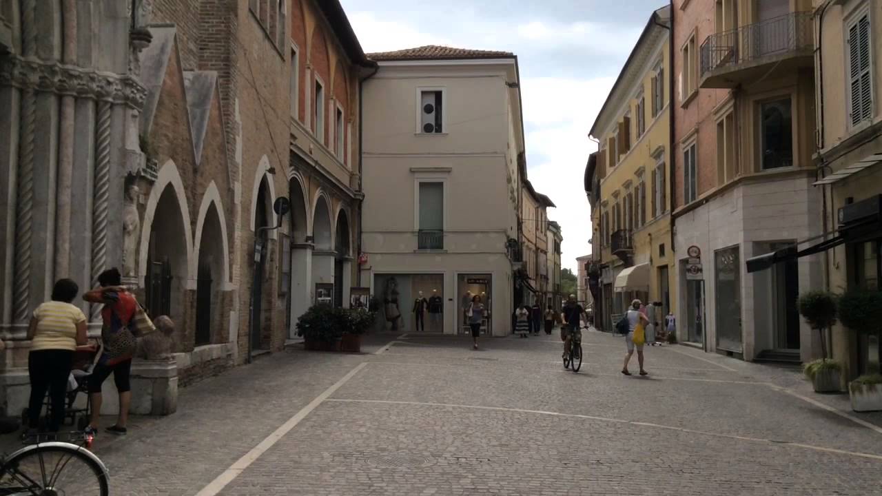 Beautiful Pesaro, city on the Adriatic coast of Italy