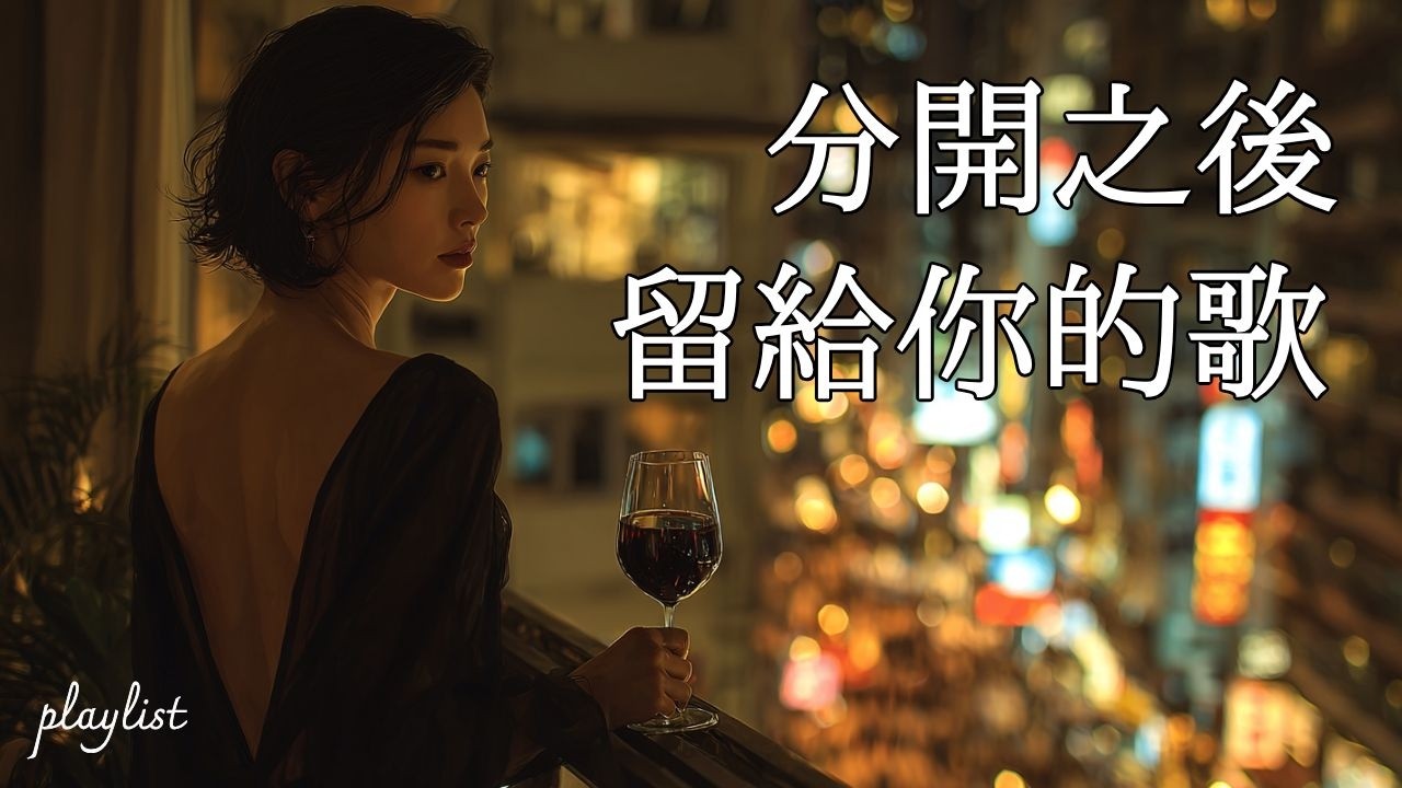 90年代國語抒情感性｜寫給分開之後的那些歌｜90s Mandarin Ballads