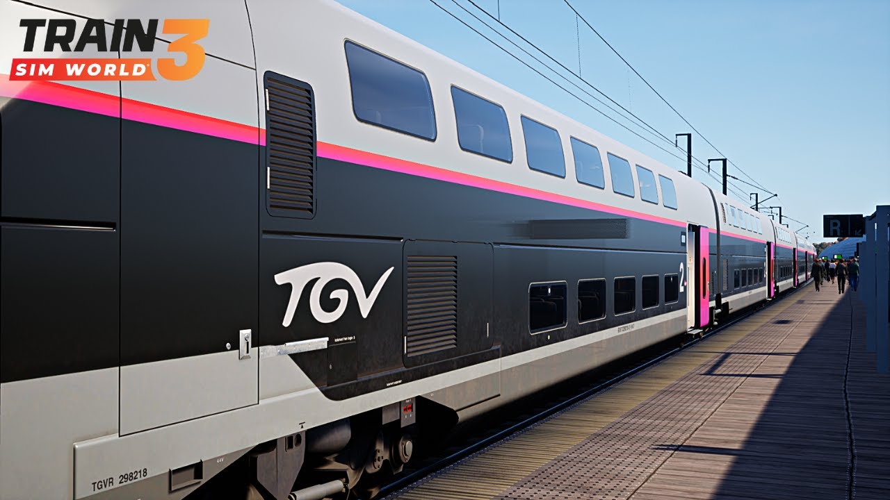 Train Sim World 3 | Passenger Mode | Journey to Avignon | LGV Méditerranée