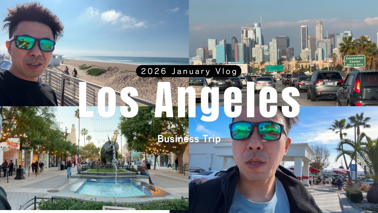 LA出張Vlog 前編｜Shopifyパートナー会社の社長の2週間(2026年1月)