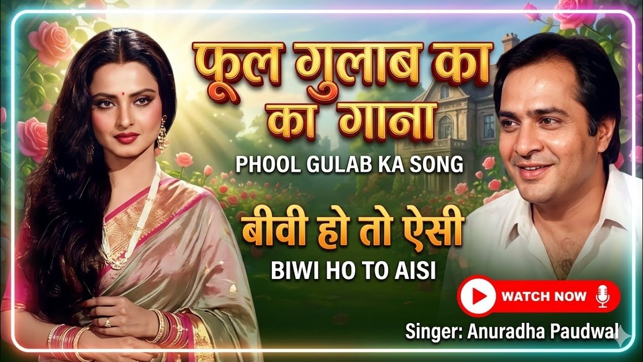 Phool Gulab Ka Song | Biwi Ho To Aisi | फूल गुलाब का गाना | बीवी हो तो ऐसी | Full Video & Lyrics