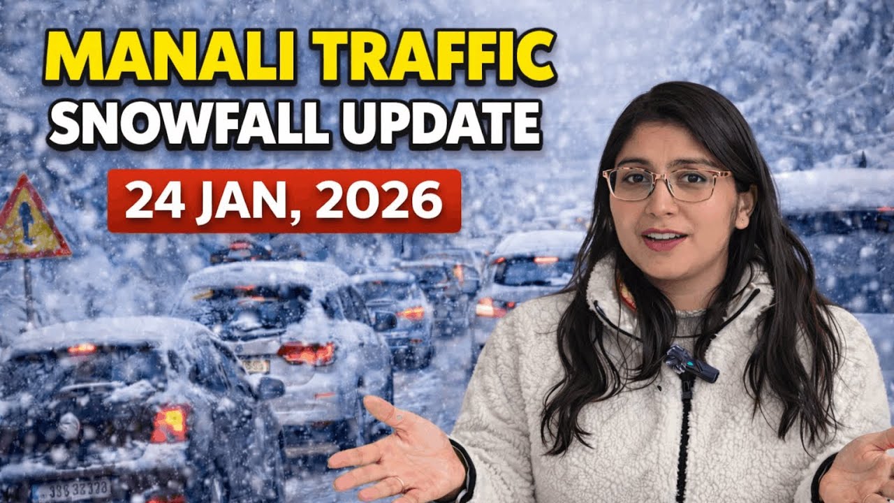 Manali Snowfall Update Today | Manali Weather Today | Manali Traffic Update | Live Manali News 2026