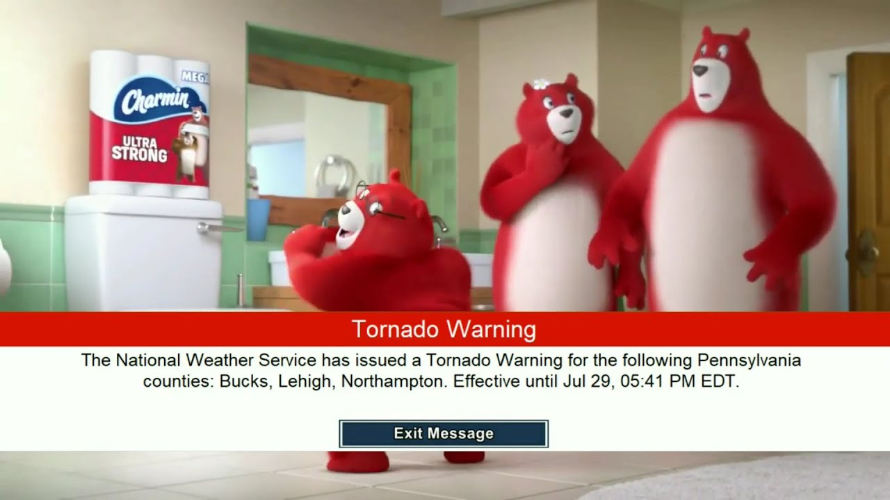 Tornado Warning EAS in Allentown, PA