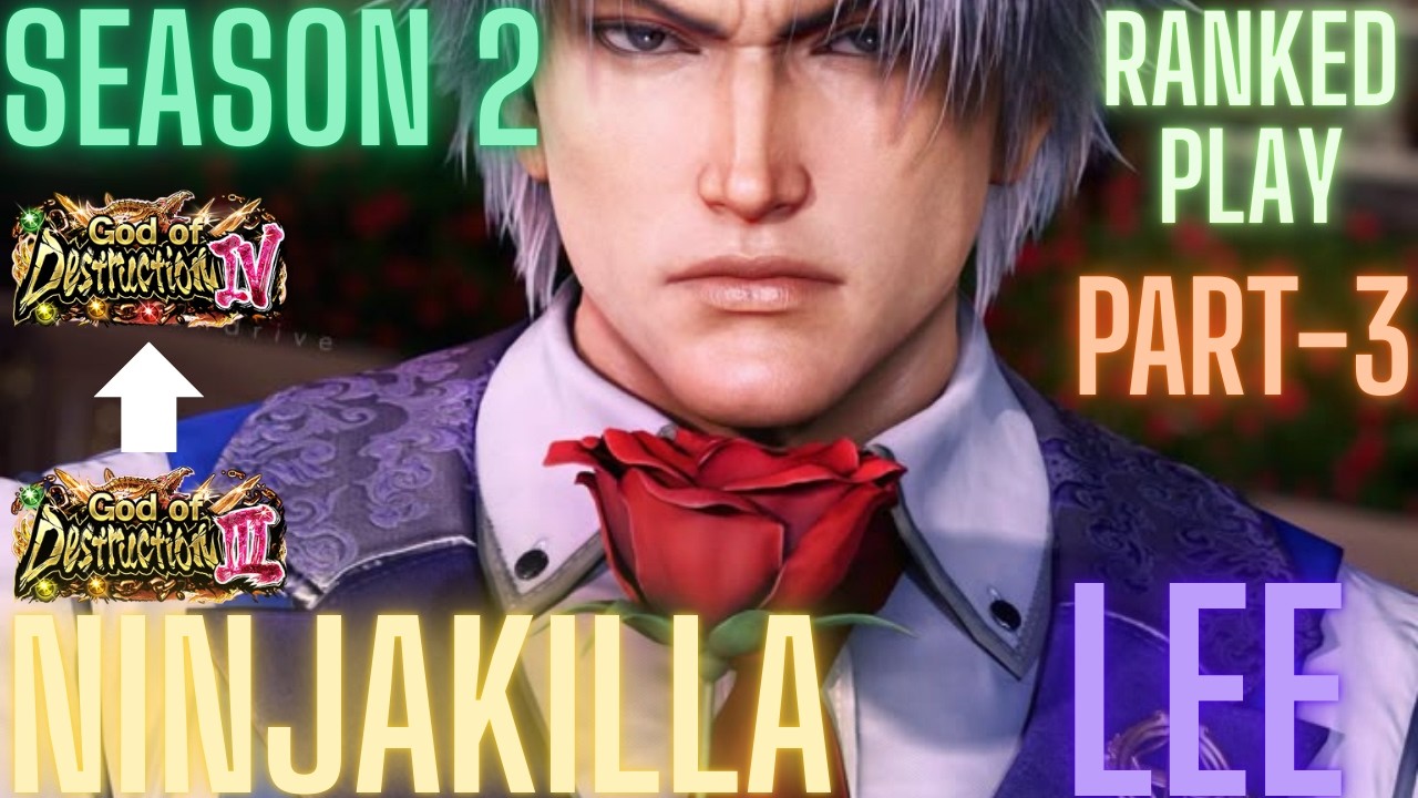 Tekken 8 | NinjaKilla (Lee) God 3 To God 4 Part-3 Ranked Play