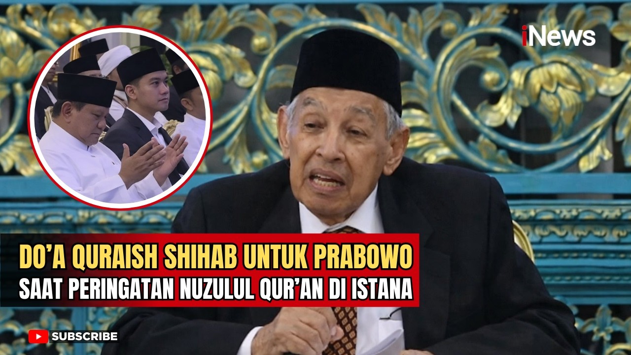 Quraish Shihab Doakan Prabowo: Semoga Dibantu Tuhan Tegakkan Perdamaian dan Keadilan