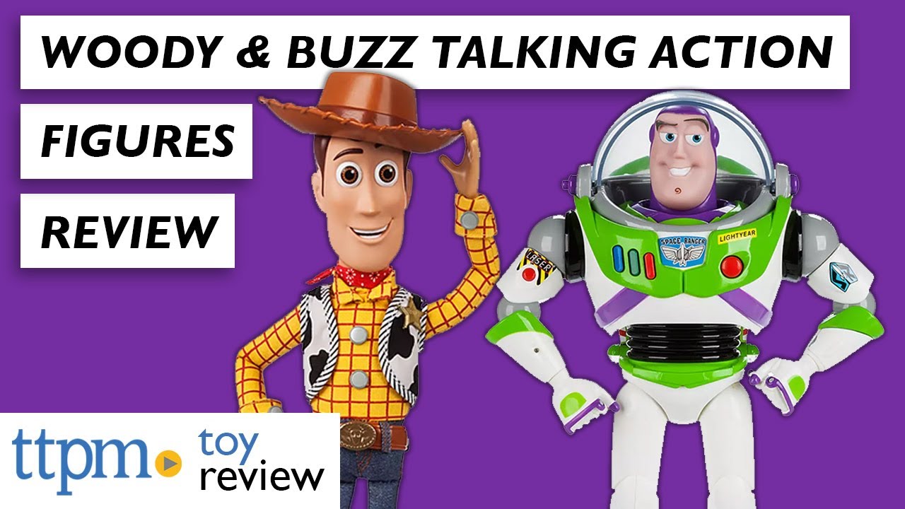 Toy Story Talking Action Figures Woody and Buzz Lightyear from Disney