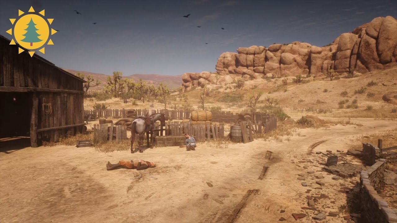 RED DEAD REDEMPTION 2 Ambience & Ambient Music | Desert | Gunslinger | Day/Night Cycles