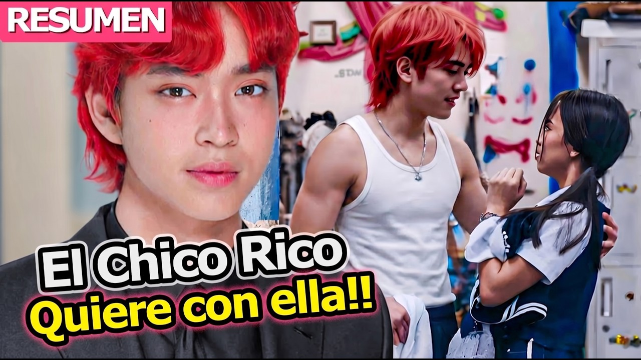 🔥Chica tímida se enamora del popular de la escuela, sin saber que en secreto él también la ama