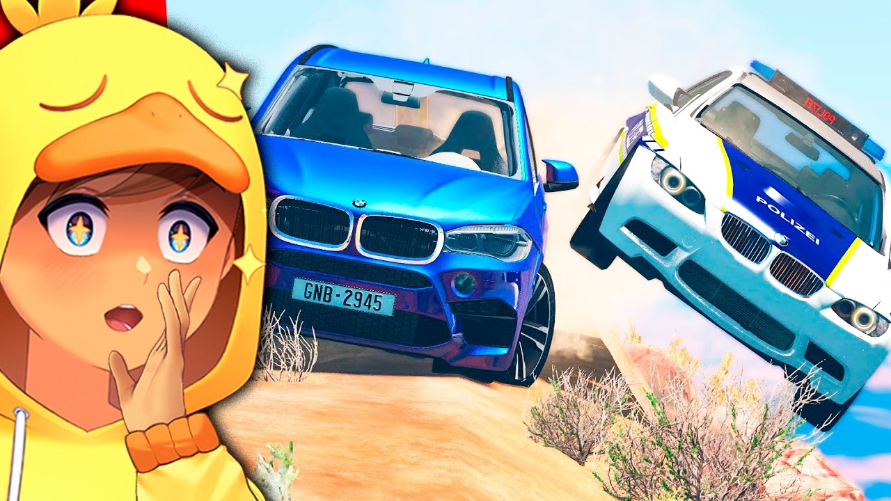 ACIDENTES DE CARROS NO PENHASCO! ( Saito Reage BeamNG Drive )