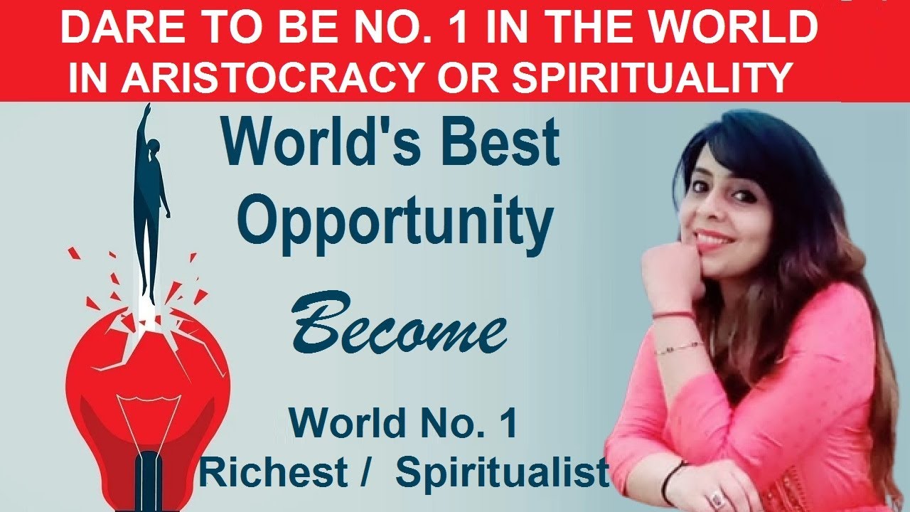 Become No.1 Richest Person or No. 1 Spiritual Leader of the World l Join Future Change Makers Army