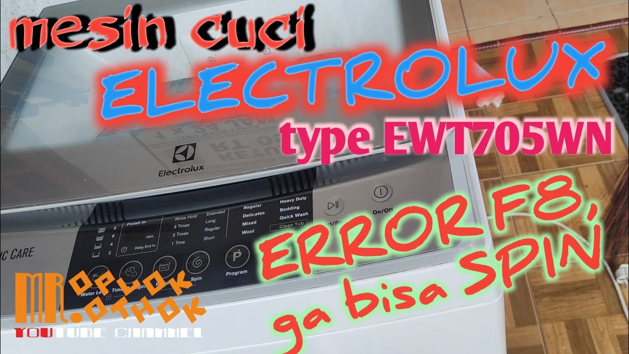 Ошибка F8 стиральной машины ELECTROLUX, не работает ОТЖИМ @mroplok-othok2888