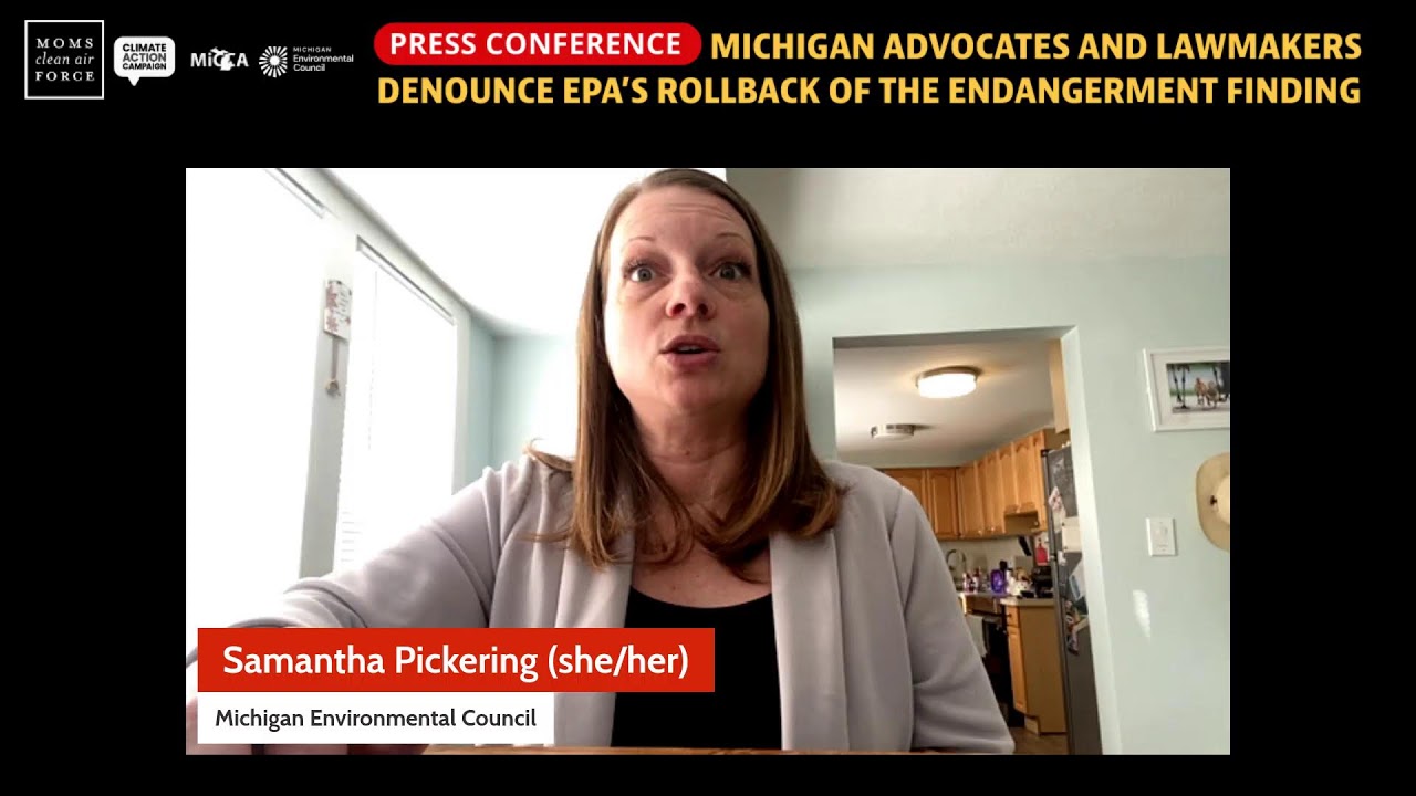 MICHIGAN Endangerment Finding - Michigan Press Conference