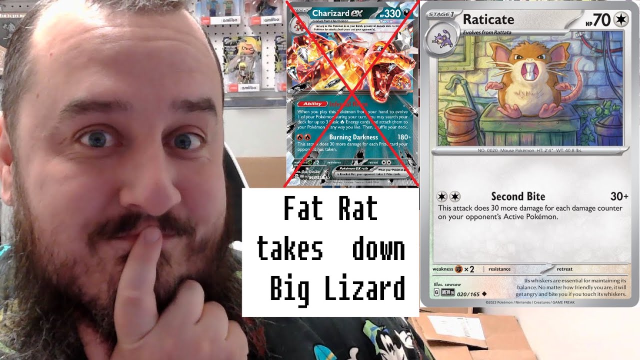 Rat Swarms takes down Charizard and Blaziken - Pokemon TCG
