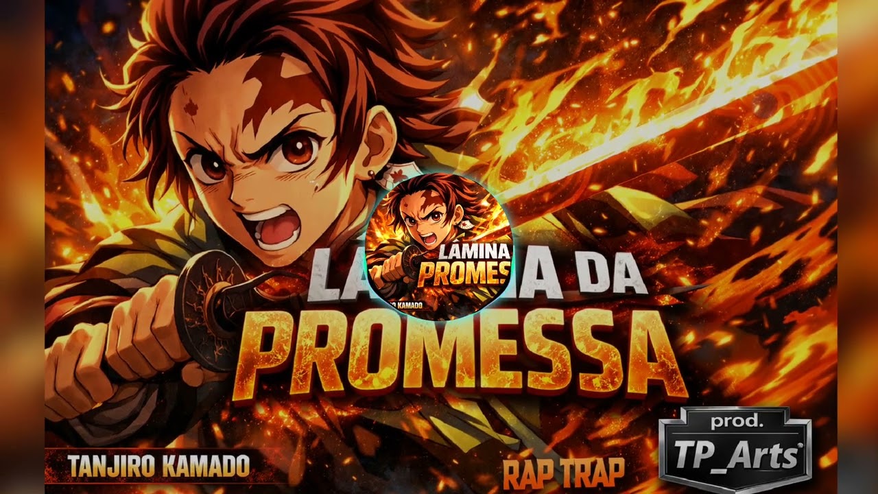 LÂMINA DA PROMESSA 🔥 | Tanjiro Kamado (Demon Slayer) | Rap Trap Anime