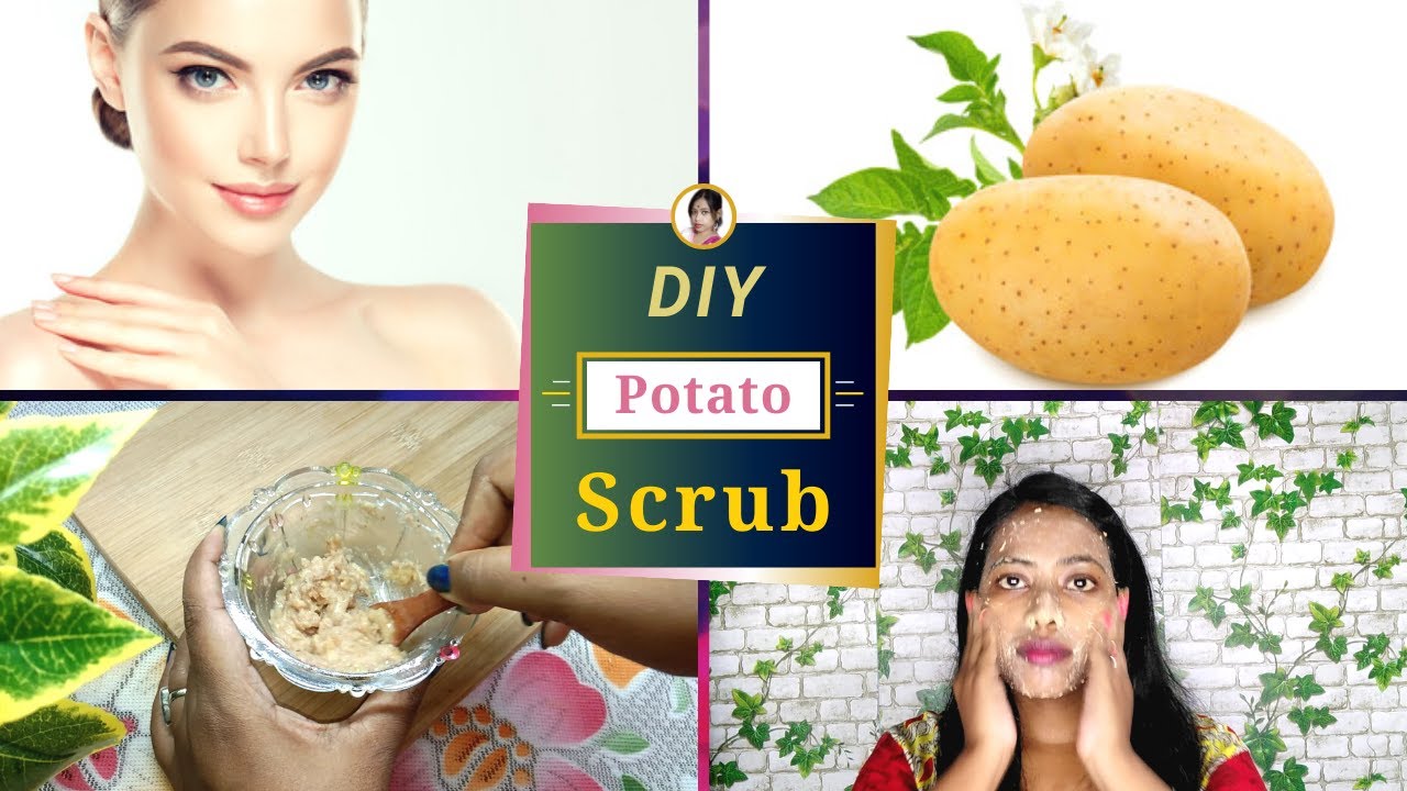 How To Make Potato Face Scrub For Clear, Spotless and Glowing Skin || In Hindi