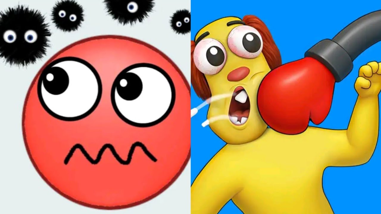 Hide Ball vs Annoying Uncle Punch Game Max All Levels Gameplay Android,iOS NEW UPDATE