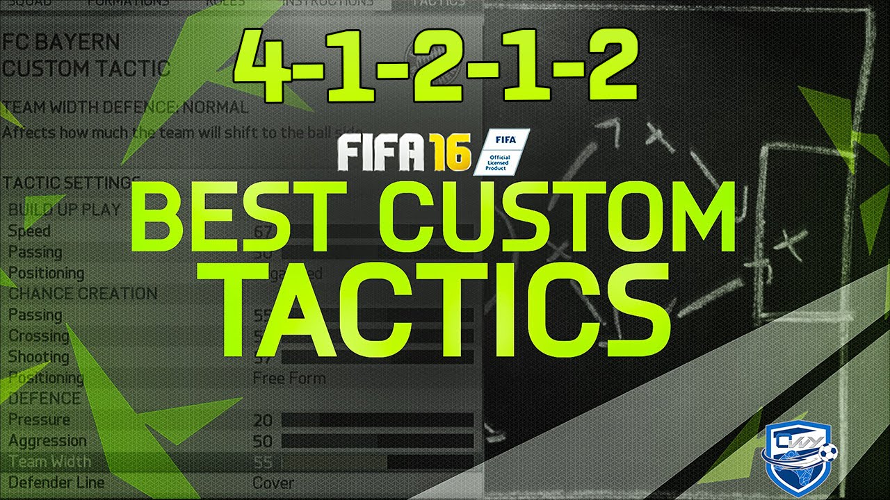 FIFA 16 4-1-2-1-2 TUTORIAL / BEST CUSTOM TACTICS & PLAYER INSTRUCTIONS / HOW TO PLAY WITH 41212